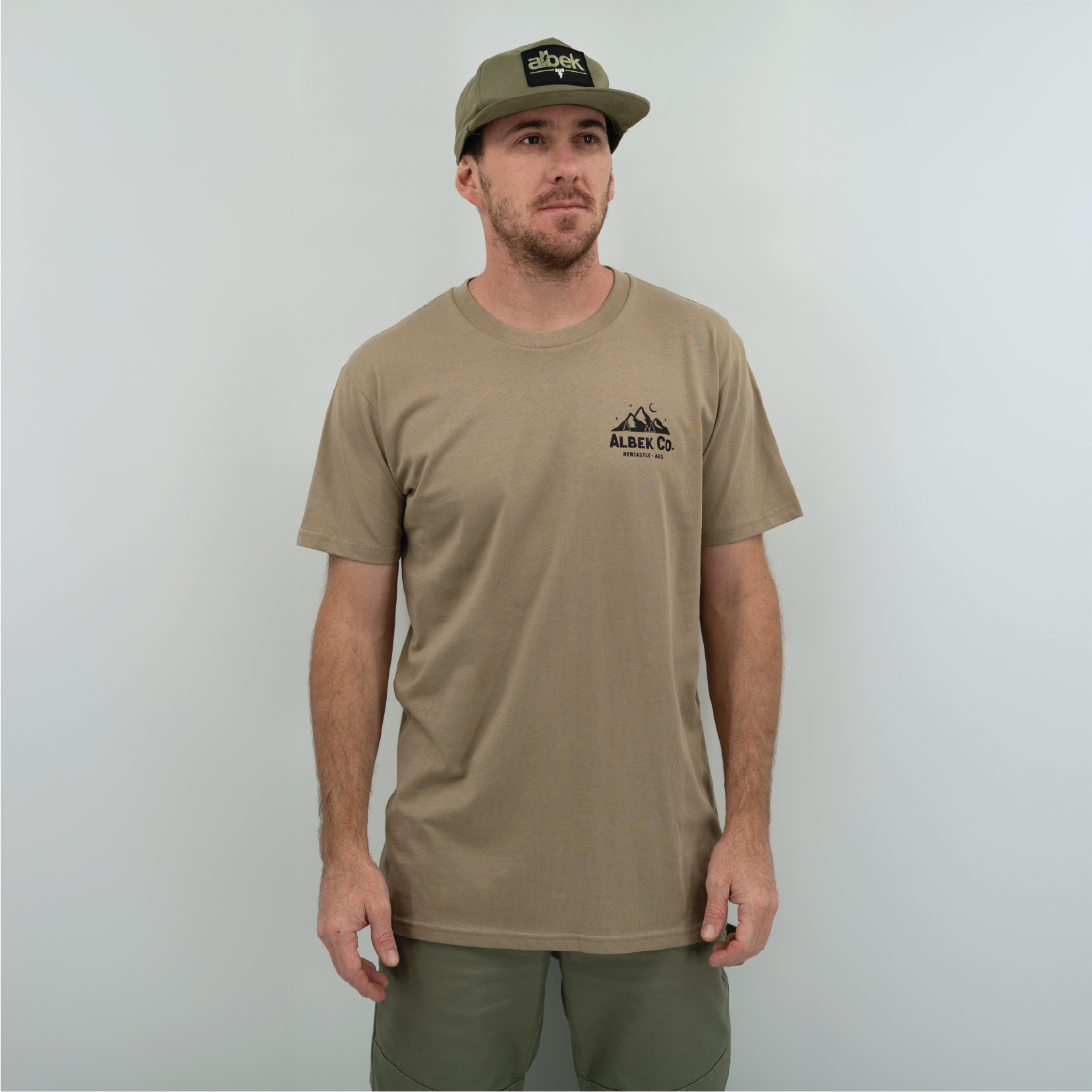 Ride To The Hills Tee - Sand