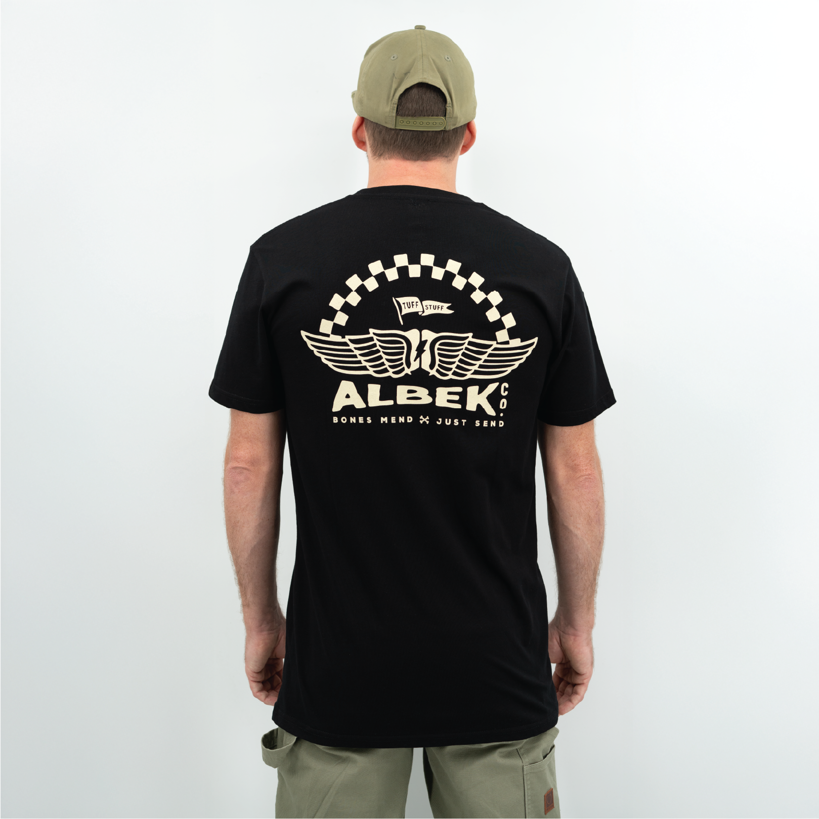 Bones Mend Tee- Covert Black