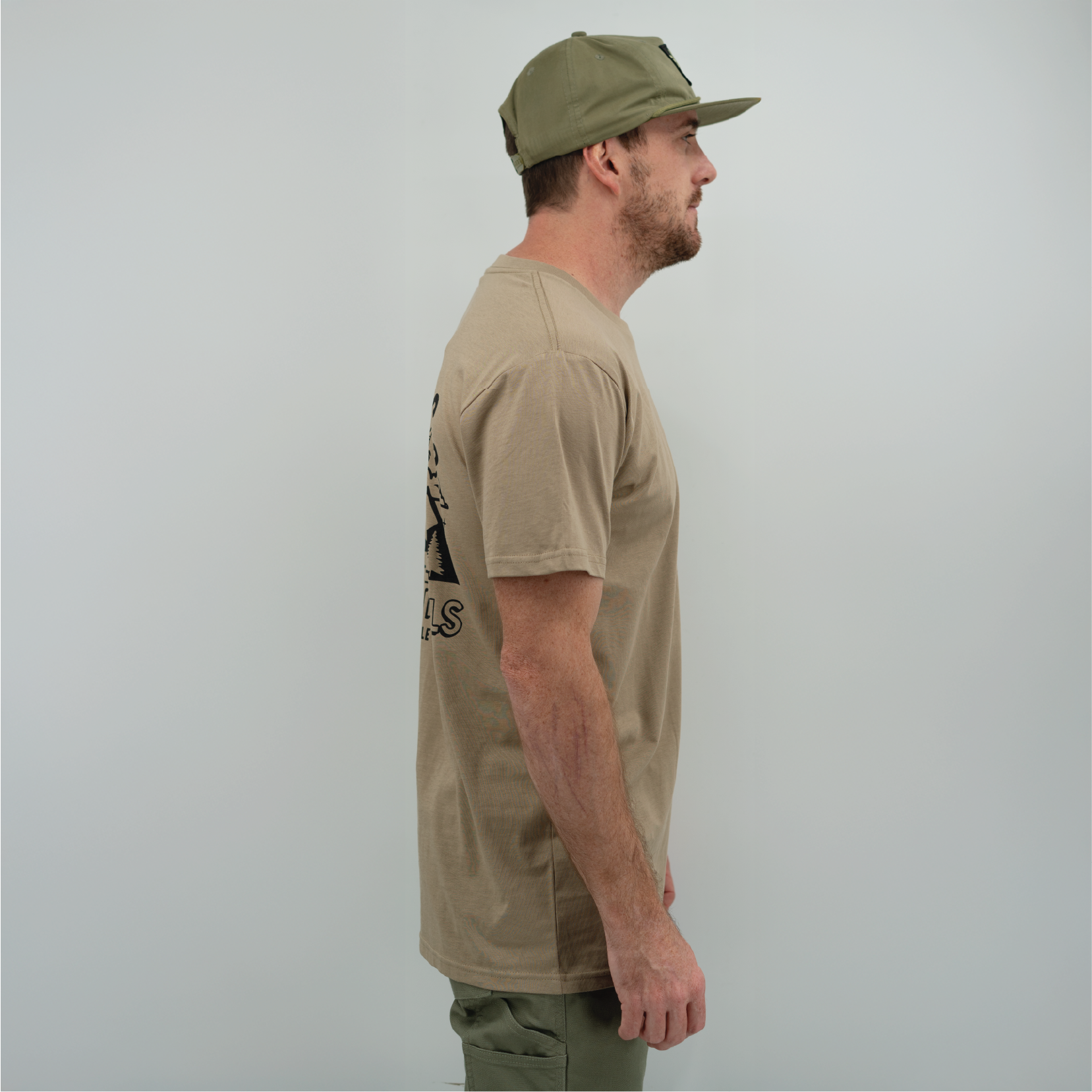 Ride To The Hills Tee - Sand